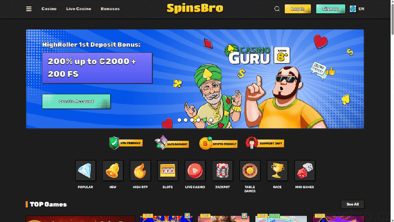 Spinsbro Casino Casino
